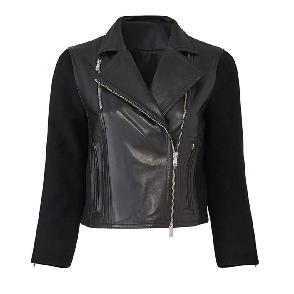 Kaufman Franco Knit Leather Jacket S